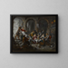 Allegory of the Five Senses - Willem van Herp — framed artwork on a wall