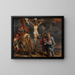 The Crucifixion - Willem van Herp — framed artwork on a wall