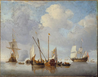 A Calm - Willem van de Velde the Younger — artwork view