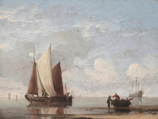 Calm Sea Painting - Willem van de Velde the Younger — artwork view