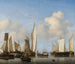Boats in the Roads - Willem van de Velde the Younger — artwork view