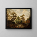 View of a Village - Willem van den Bundel — framed artwork on a wall