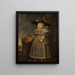 Portrait of a Little Boy - Willem van der Vliet — framed artwork on a wall
