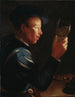 Young man with a glass cup - Willem van der Vliet — artwork view