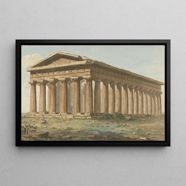 Paestum - Willey Reveley — framed artwork on a wall