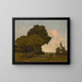 The trees in early afternoon France - William A Harper — framed artwork on a wall