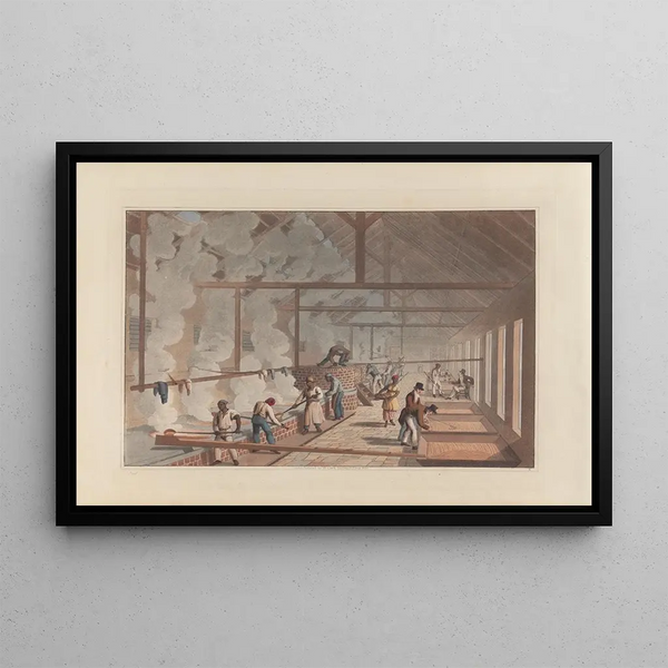 The House of Boiling - William A V Clark — framed artwork on a wall