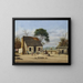 Scene of a Louisiana Cabin - William Aiken Walker — framed artwork on a wall