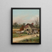 Old rickety cabin - William Aiken Walker — framed artwork on a wall