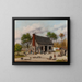 Shareholders of culture in the courtyard - William Aiken Walker — framed artwork on a wall