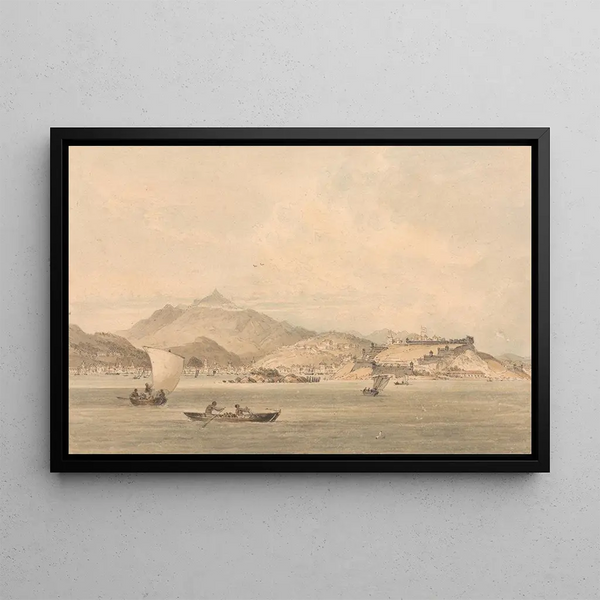 View of the China Coast - William Alexander — framed artwork on a wall