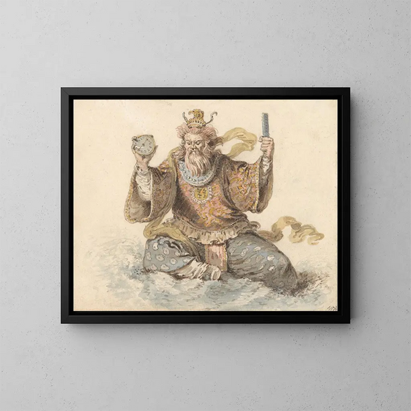 Chinese Neptune Painting - William Alexander — framed artwork on a wall