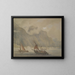 Château de Chillon, lac de Genève - William Alfred Delamotte — framed artwork on a wall