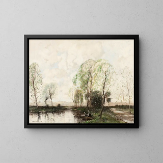 A Quiet Corner - William Alfred Gibson — framed artwork on a wall