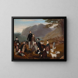 The Emigrants - William Allsworth — framed artwork on a wall
