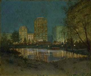 Central Park and the Plaza - William Anderson Coffin — artwork view