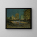 Central Park and the Plaza - William Anderson Coffin — framed artwork on a wall