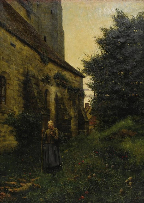 Reproduction of the painting The End of the Day - William Anderson Coffin