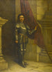 Portrait of a Gentleman in Armor - William Anstey Dolland — artwork view