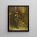 Portrait of a Gentleman in Armor - William Anstey Dolland — framed artwork on a wall