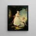 Portrait of Two Little Girls Known as The Cakes - William Artaud — framed artwork on a wall