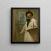Self-portrait Painting - William Auerbach-Levy — framed artwork on a wall