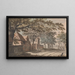 Broom House, Fulham, London - William Augustus Barron — framed artwork on a wall