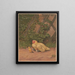 Poulets - William Baptiste Baird — framed artwork on a wall