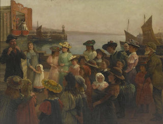 Spectacle de marionnettes Punch et Judy - William Barr — artwork view