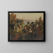 Spectacle de marionnettes Punch et Judy - William Barr — framed artwork on a wall