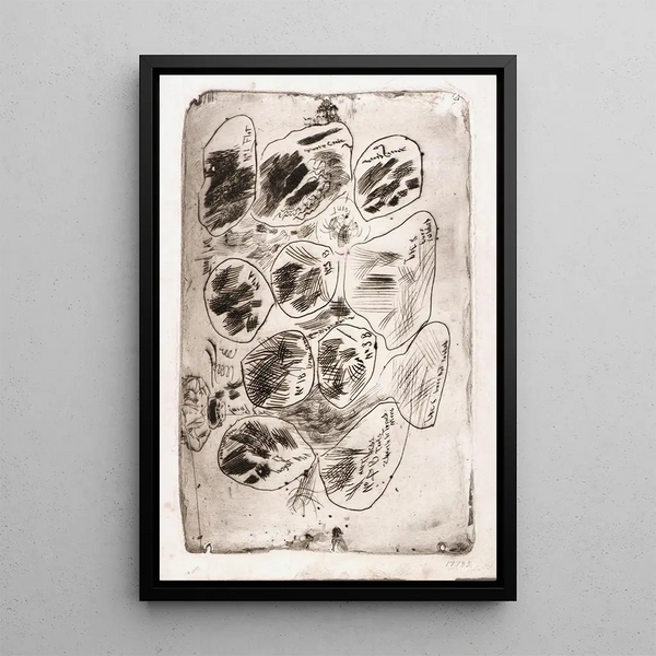 impressions précoces et expérimentales - William Baxter Closson — framed artwork on a wall