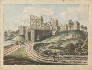 Château de Prudhoe, Northumberland - William Beilby — artwork view