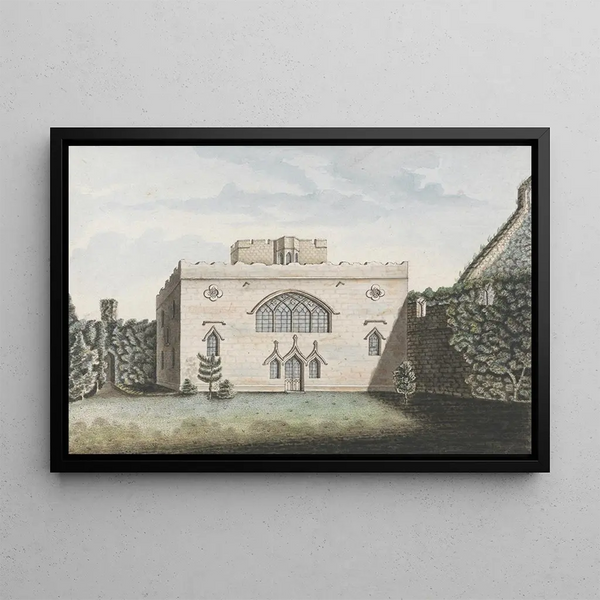 Chapel of Syon House - William Beilby — framed artwork on a wall