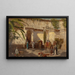 Street scene in Arabic - William Birdsall Gifford — framed artwork on a wall