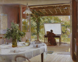 Atelier en plein air - William Blair Bruce — artwork view