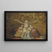 Job and His Daughters - William Blake — framed artwork on a wall