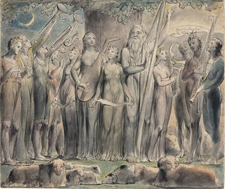 Job and his family restored to prosperity - William Blake — artwork view