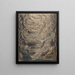 The Queen Catherine's Dream - William Blake — framed artwork on a wall