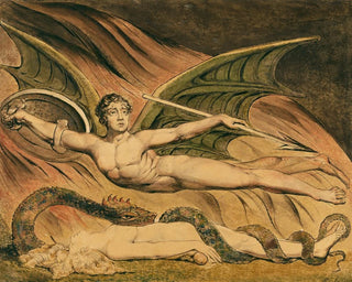 Satan exultant on Eve - William Blake — artwork view