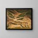 Satan exultant on Eve - William Blake — framed artwork on a wall