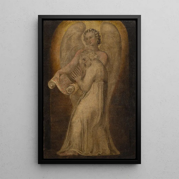 Saint Matthieu - William Blake — framed artwork on a wall