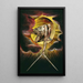 L'Ancien des Jours - William Blake — framed artwork on a wall