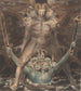 The Great Red Dragon and the Beast of the Sea - William Blake — artwork view