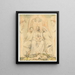 La Sainte Famille Le Christ dans le giron de la Vérité - William Blake — framed artwork on a wall
