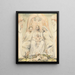 La Sainte Famille également connue sous le nom de Christ dans le giron de la Vérité - William Blake — framed artwork on a wall