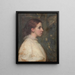 Maude Sarah Verney - William Blake Richmond — framed artwork on a wall