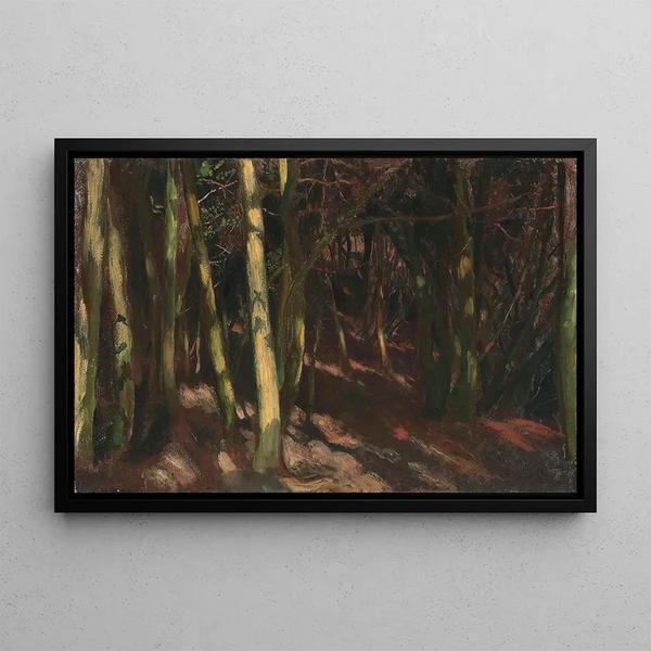 Trees - William Blake Richmond — framed artwork on a wall