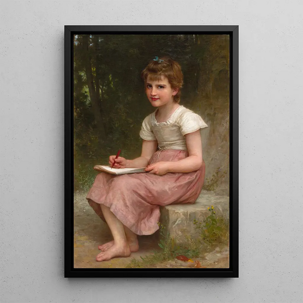An Appeal - William Bouguereau — framed artwork on a wall
