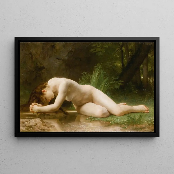 Biblis Painting - William Bouguereau — framed artwork on a wall