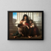 Charité - William Bouguereau — framed artwork on a wall